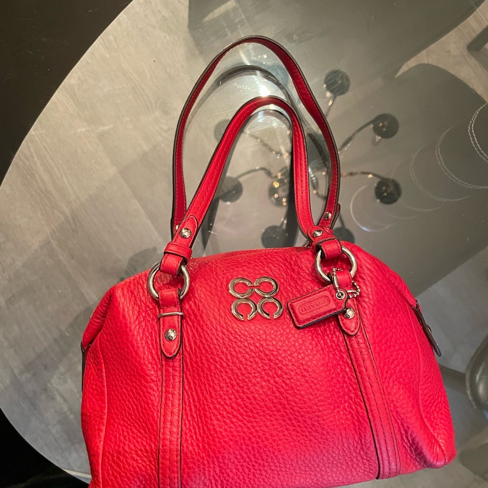 Leather coach Bag